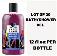 Lot of 20 Bath/Shower Gel 12 fl oz Per Bottle