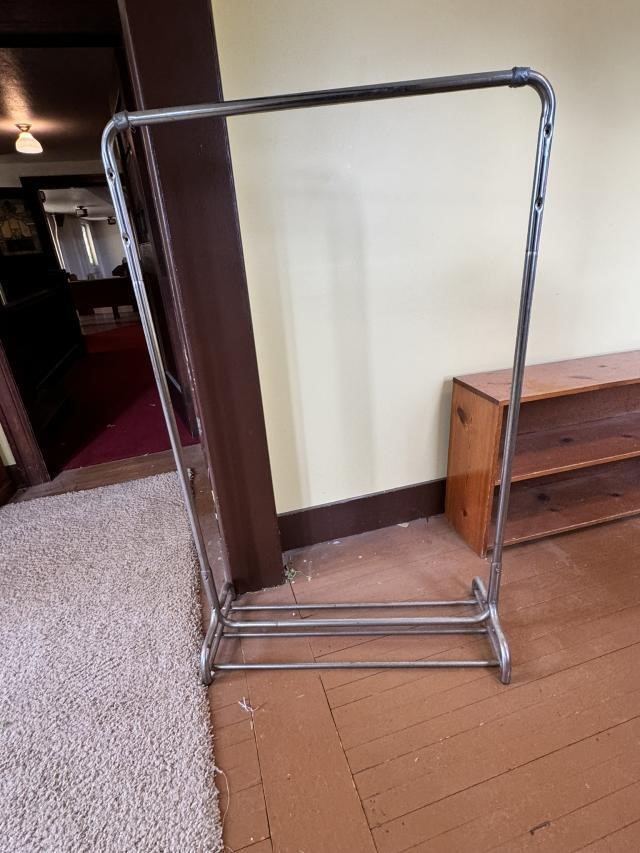 3FT Long Metal Coat Rack