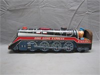 Vintage Ding Dong Express Metal Tin Toy Train