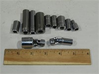 1/4" Drive Metric Misc Sockets