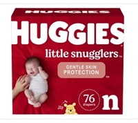 Huggies Little Snugglers Diapers sz n 76