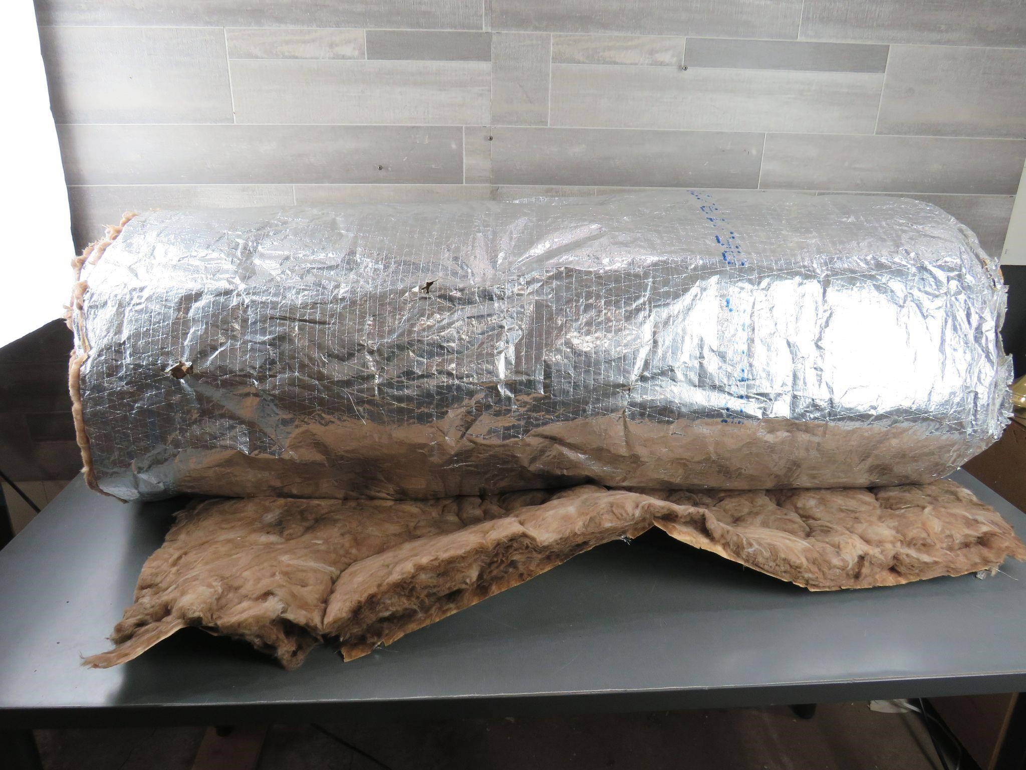 UNUSED ROLL OF FOIL BACK INSULATION 4' WIDE