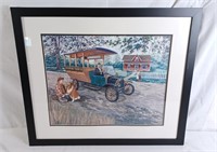Robert Judd Laidlaw bus& transport Co framed