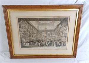 The exhibition of the royal academy 1787 print.