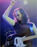 Rush Geddy Lee signed photo.  GFA Authenticated