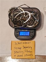 3.3oz sterling silver scrap jewelry crafting etc