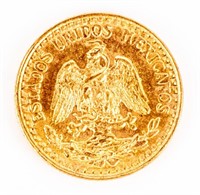 Coin 1945 2 Pesos Gold Coin, BU