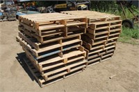 (20) 4-Way Wood Pallets, Approx. 40" x 48"