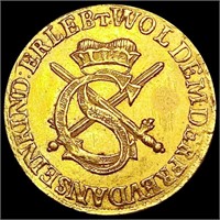 1616 IHS Germany .1167oz Gold Ducat Saxony