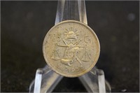 1950 Mexico 25 Centavos Silver Coin