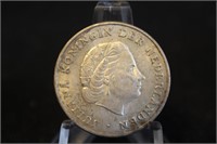 1964 Netherlands Antilles 1 Silver Gulden