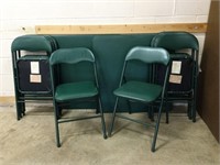 (8) Padded Folding Chairs, (2) Tables