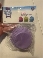 Baked with Love 80pc Bright Multicolor Baking Cups