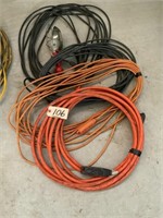 Trouble light & 3 extension cords