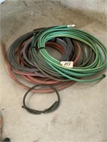 Heater hose garden hose & wire
