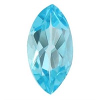 Genuine 4x2mm Marquise Swiss Blue Topaz (5pc)