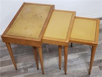 Vintage Weiman nesting tables contemporary Italian