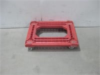 22"x 29"x 5.5" Red Flat Trolley
