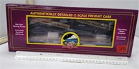 MTH Monon Flat Car with 2 PUP  Trailers No.