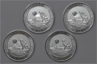 4 - Silver 0.75ozt Wolves (3ozt TW)