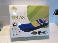 NEW RELAX KIDS  SLEEPING BAG ZIPPED  WITH  AIR BED