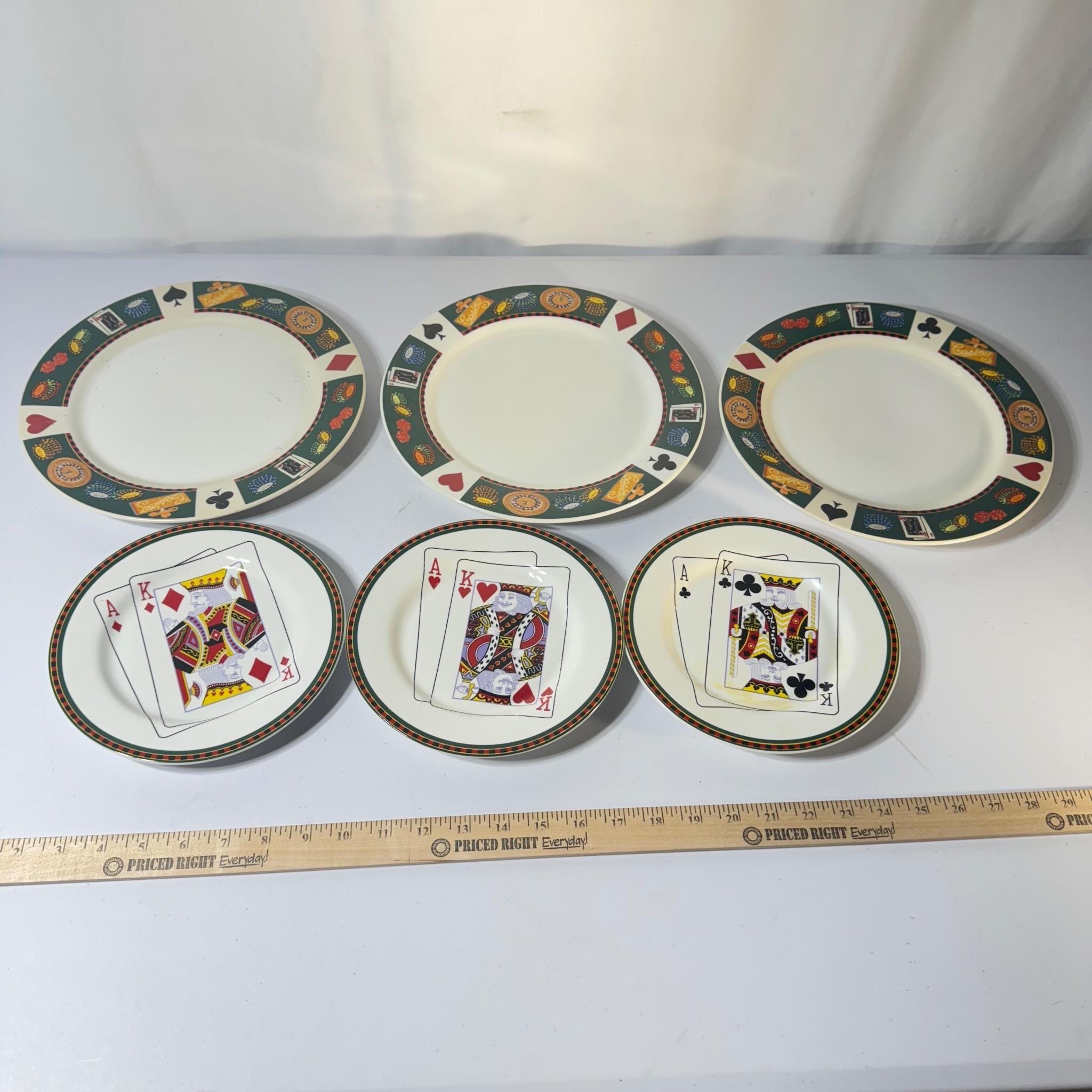 Poker Night Party Plates