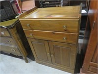 SOLID PINE 2 DO/2 DR CABINET