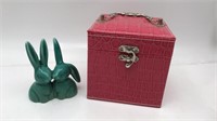 Jewelry Box & Rabbit Ring Holder
