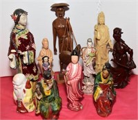 11 PC. ORIENTAL FIGURINES