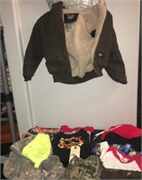 BOYS UNDER ARMOR, WALLS COAT, CLOTHES, AND MORE