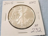 2015 American Eagle Silver Dollar - UNC