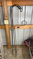 3) 5’ shepherd hooks, flag holder