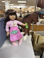 AMERICAN GIRL DOLL & HORSE BEVERLY HILLS COLL