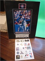 Nolan Ryan Signed Photo Matted 8 x 10 with COA