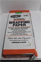 Box of U-Haul Wrapping Paper