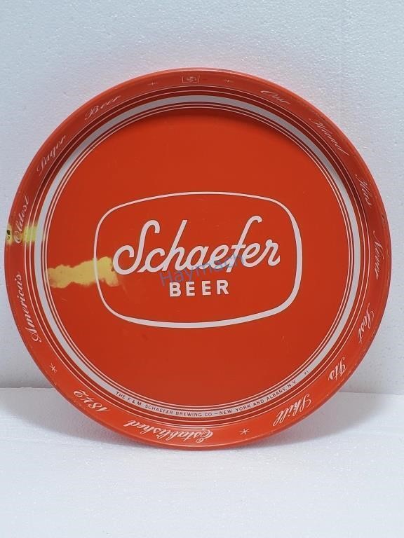 11.75" SCHAEFER BEER TIN TRAY