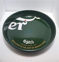 14" CARLSBERG TIN TRAY