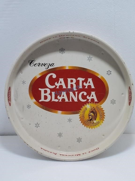 13" CARTA BLANCA TIN TRAY