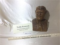 Carving of Teddy Roosevelt