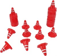 50Pcs Mini Traffic Cone Toy Set x3