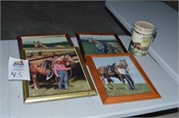 Western Decor- Horse Pictures -Horse Container