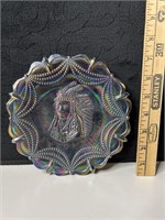 Westmoreland Carnival Glass Indian Head Plate