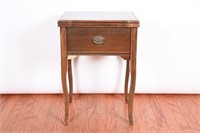 Vintage Montgomery Ward Sewing Machine In Cabinet