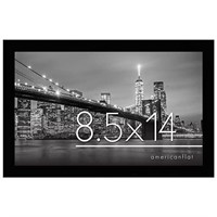 Americanflat 8.5x14 Picture Frame in Black - Engin