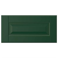 BODBYN drawer front 39.7x19.7 cm dark green