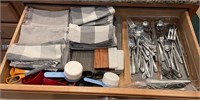 U - KITCHEN HAND TOWELS,FLATWARE,MEASURING CUPS ET