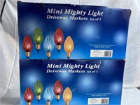 2 Boxes Mini Mighty Driveway Lights