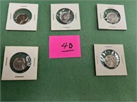 1963,1964 Jefferson nickels