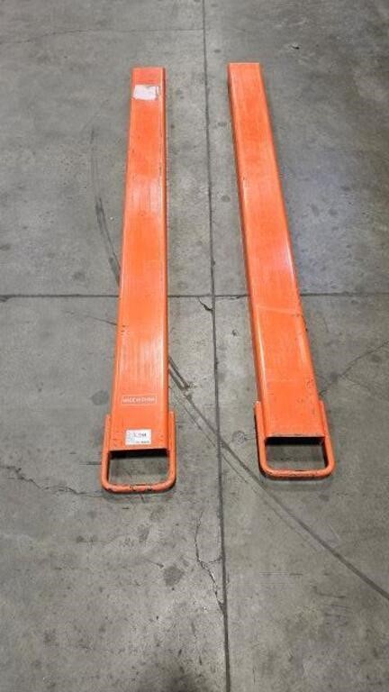 PAIR APPROX. 6' FORKLIFT EXTENSIONS