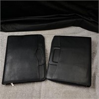 Black Faux Leather Notebooks